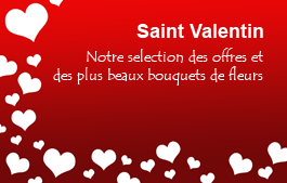 Retrouvez notre selection des plus beaux bouquets de la Saint Valentin